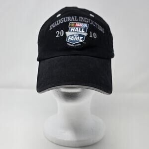 Nascar Hall of Fame Inaugural Inductees 2010 Cap NEW Black with Names
